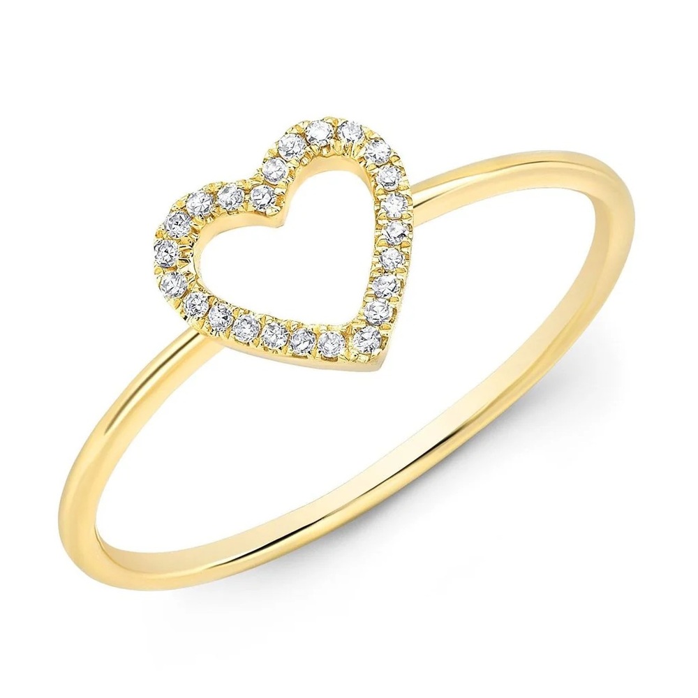 Diamond Heart Ring - Picture 2 of 4